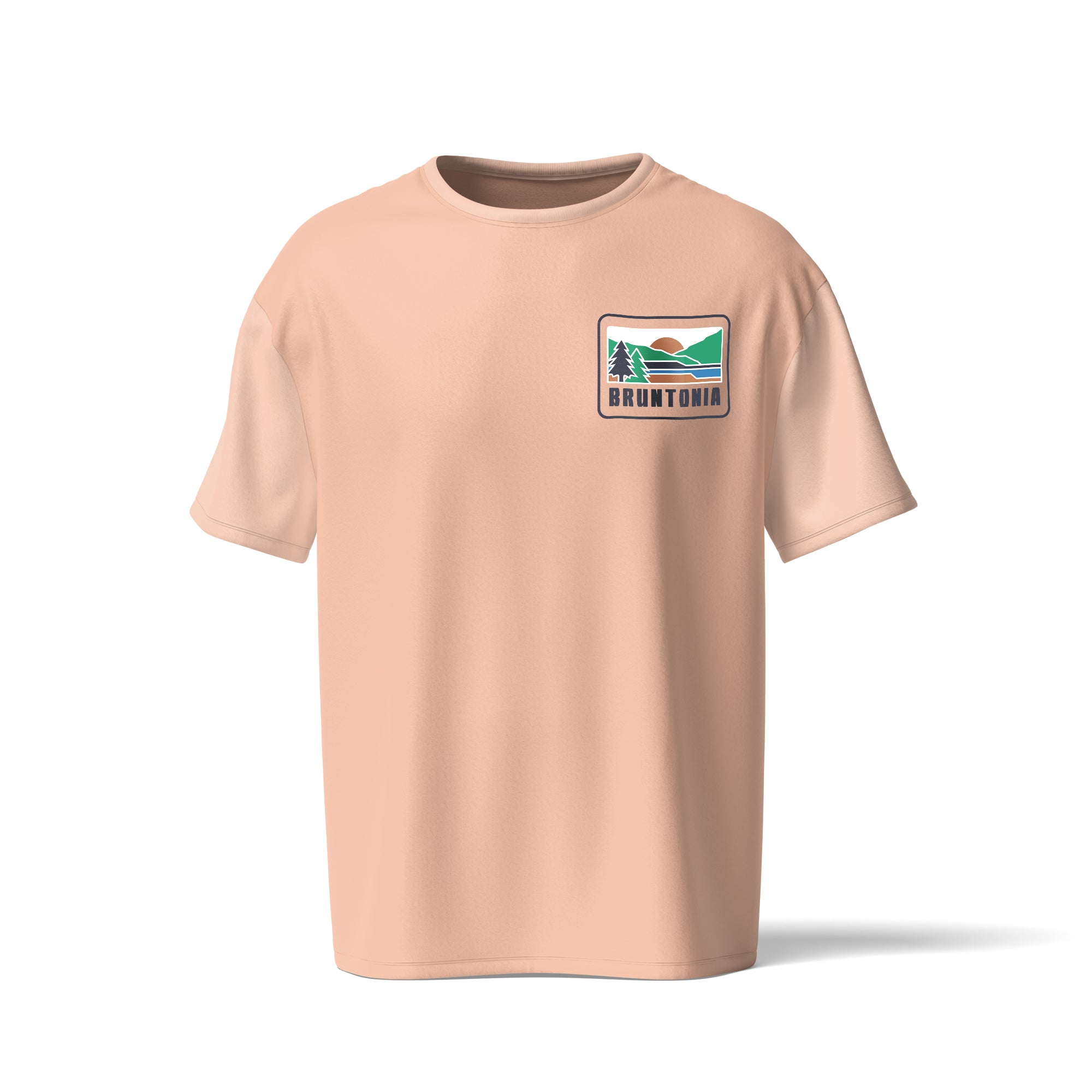 The Dusk Drift Tee — Peach