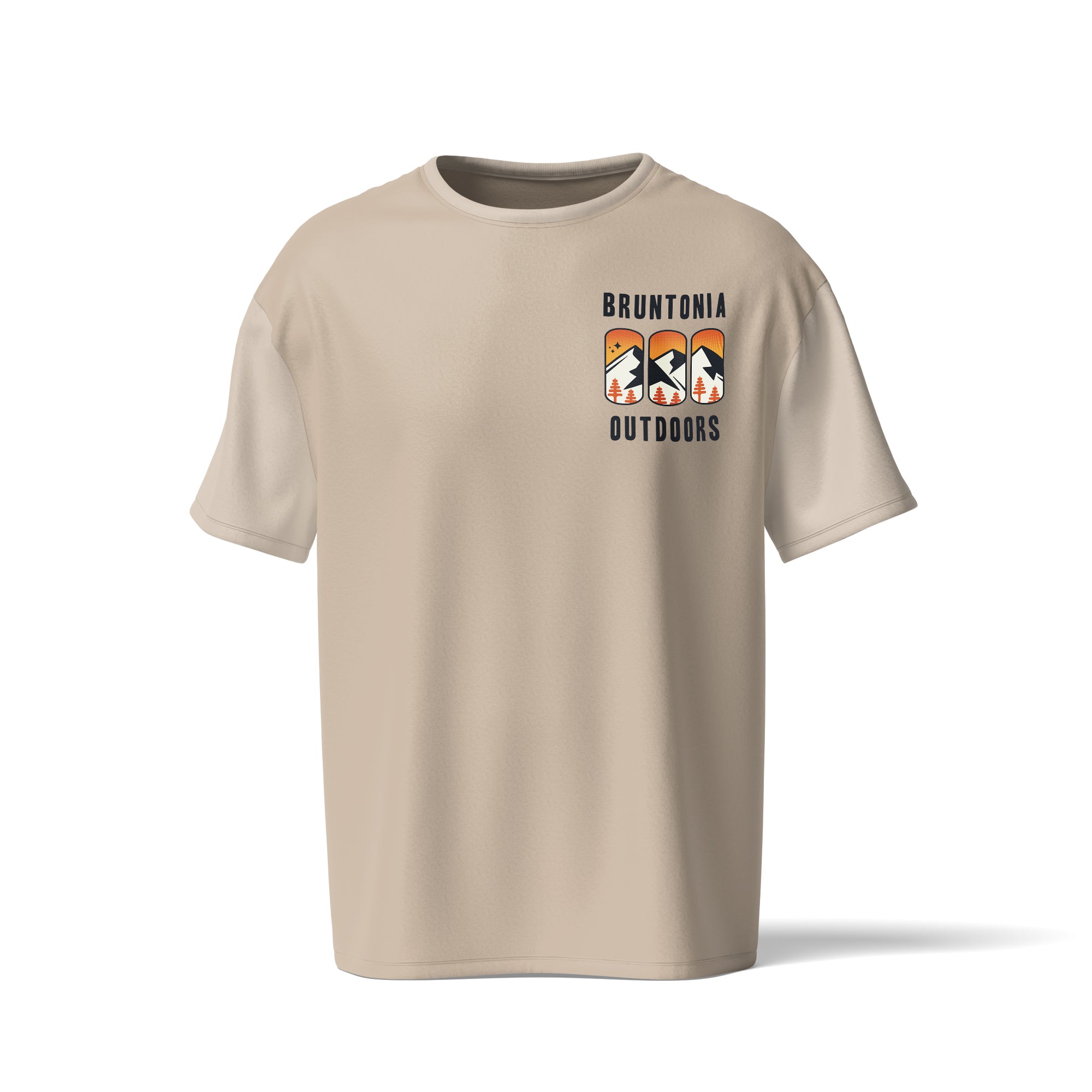 The Sunset desert Tee — Sand