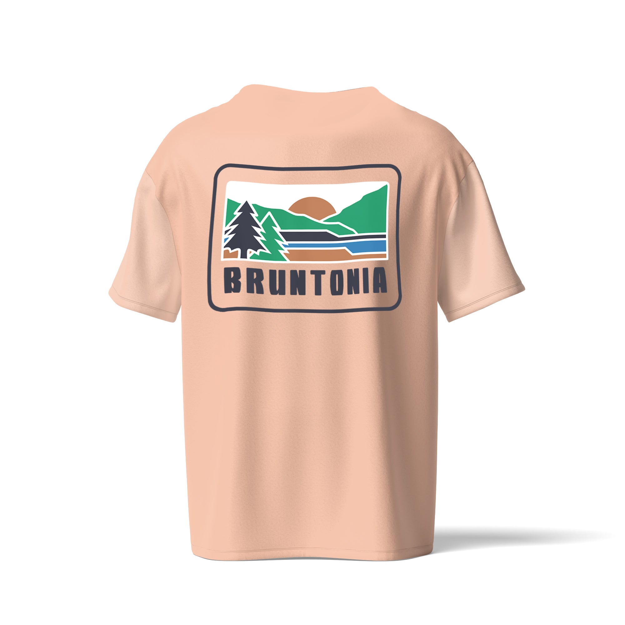 The Dusk Drift Tee — Peach